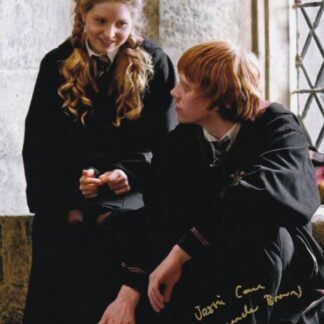 Jessie Cave as Lavender Brown in Harry Potter – Signed 12" x 8" Photo with COA