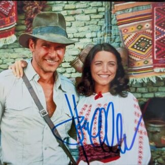 Karen Ellen Indiana Jones autographed photo 6" x 4"