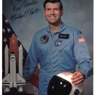 Astronaut Michael L. Coats – 8" x 10" Signed & dedicated NASA Portrait Photo with COA