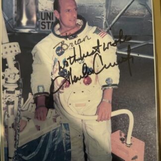 Astronaut Charles “Pete” Conrad – 8" x 10" Signed & dedicated NASA Portrait Photo with COA