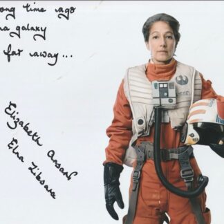 Star Wars: Liz Ansari as Elna Zibsara 10" x 8" autographed photo - with COA