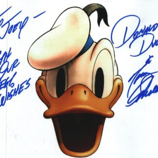 Tony Anselmo, the official voice of Donald Duck since 1985 - signed and dedicated photo 10" x 8" with COA