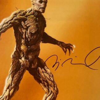 Vin Diesel as Groot in the movie "Guardians of the Galaxy" signed 10" x 8" photo - with COA