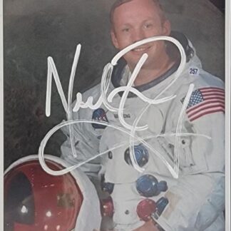 Astronaut Neil Armstrong – Signed 10" x 8" Apollo 11 Photo with COA