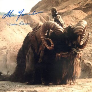 Star Wars: Alan Fernandes as Tusken Raider 10" x 8" autographed photo - with COA