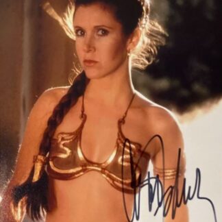 Carrie Fisher Star Wars autographed photo
