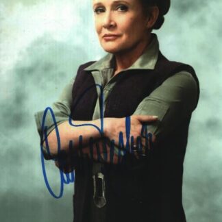 Star Wars: Carrie Star Wars: Carrie Fisher who played Princess Leia 10" x 8" signed photo
