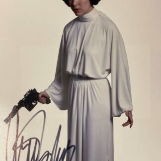Star Wars: Carrie Fisher as Princess Leia 10" x 8" signed photo