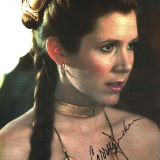 Star Wars: Carrie Fisher as Princess Leia 10" x 8" autographed photo - with COA