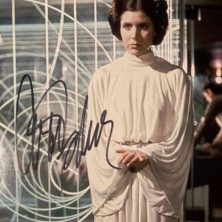 Star Wars: Carrie Fisher as Princess Leia 10" x 8" autographed photo - with COA