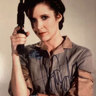 Star Wars: Carrie Fisher as Princess Leia 10" x 8" autographed photo - with COA