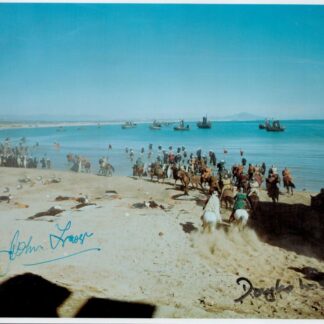 El Cid 2: John Fraser & Douglas Wilmer double autographed 10x8 photo