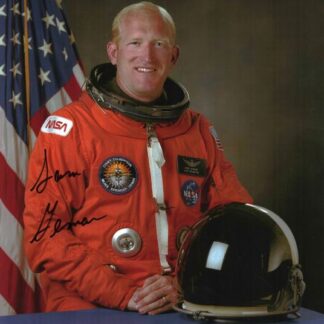 Sam Gemar in NASA Flight Suit – Signed 10" x 8" Portrait Photo with COA