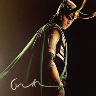 Tom Hiddleston as Loki in the Thor Franchise – Signed 8" x 10" Photo with COA
