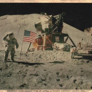 James Irwin signed photo 10" x 8"