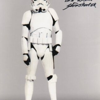 Star Wars V: Steve Ismay as Stormtrooper 10" x 8" autographed photo