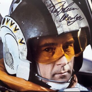 Star Wars V The Empire Strikesback: Denis Lawson as Wedge Antilles rebel pilot 10" x 8" autographed photo - with COA