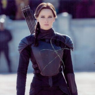 Jennifer Lawrence as Katniss Everdeen in The Hunger Games – Signed 7" x 5" Photo with COA