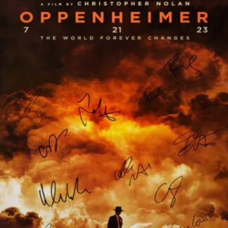 Oppenheimer autographed poster