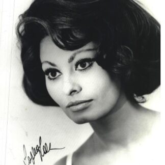 Sophia Loren – Signed 10" x 8" Photo with COA