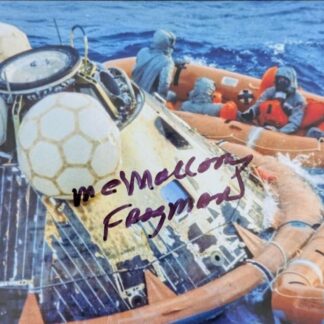 Mike Mallory - Frogman in Apollo 11 Recovery Team – Signed 4″ x 6″ Photo