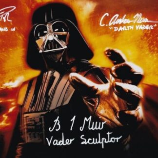 SStar Wars V The Empire Strikes Back: Andrew C. Nelson Brian Muir and Rodney Tosh triple signed photo