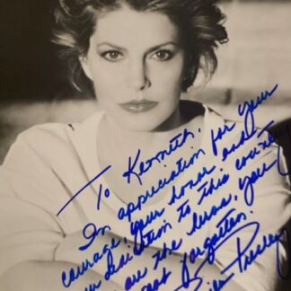 Pricilla Presley autographed photo 10" x 8"