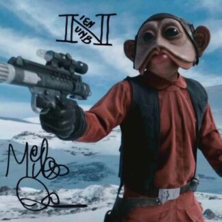 Star Wars IV: Mike Quinn as Nien Nunb autographed photo 10" x 8" - with COA