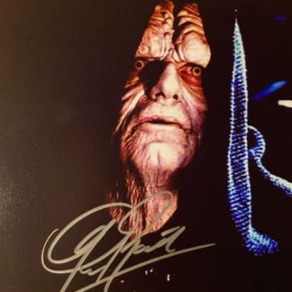 Star Wars: Clive Revill as Emperor Palpatin photo 10" x 8" - with COA