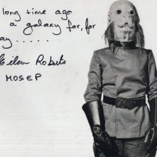 Star Wars: Eileen Roberts as Mosep autographed photo 10" x 8" - with COA