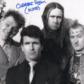 Christopher Ryan as Mike "The Cool Person" in the sitcom "The Young Ones" - signed photo 10" x 8" with COA
