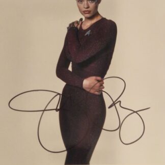 Jeri Ryan as Seven of Nine in Star Trek signed photo 10" x 8" - with COA