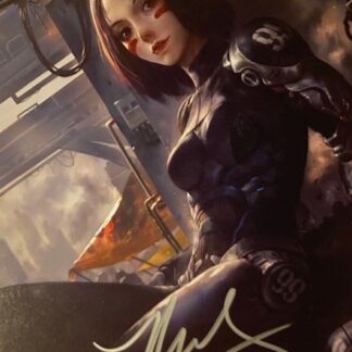 Rosa Salazar as Alita in the movie Alita: Battle Angel – signed 10" x 8" photo with COA