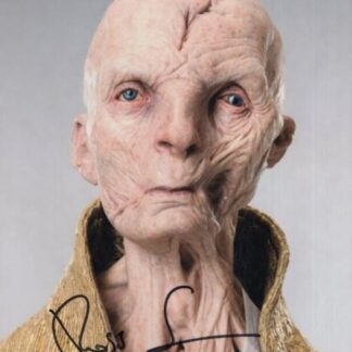 Star Wars: Ross Sambridge as Snoke photo 10" x 8" - with COA