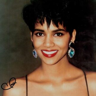 Halle Berry – Signed 10" x 8" Photo with COA