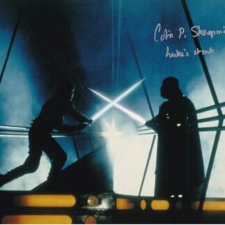 Star Wars: Luke Skywalker double Colin P. Skeaping autographed photo 10" x 8" - with COA