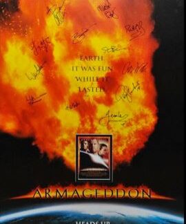 Armageddon multi signed poster
