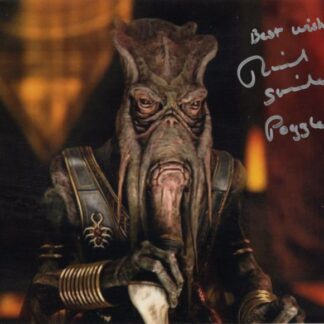 Star Wars: Richard Stride as Poggle the Lesser autographed photo 10" x 8" - with COA