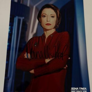 Nana Visitor as Major Kira Nerys in Star Trek: Deep Space 9 signed photo 10" x 8" - with COA
