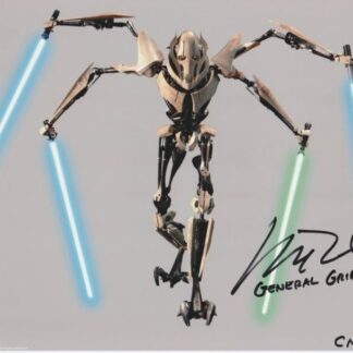 Star Wars the Clone Wars: Mathew Wood - voice of many characters (also General Grievous) autographed photo 10" x 8" - with COA
