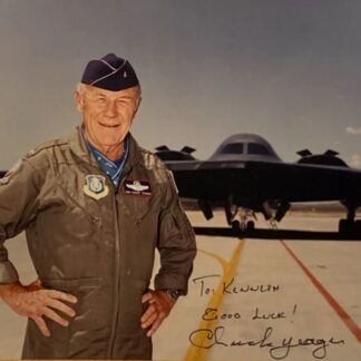 Chuck Yeager – A Test Pilot Legend Signed 8″ x 10″ Photo with COA