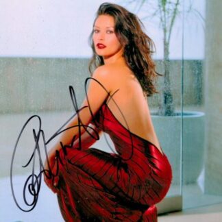 Catherine Zeta-Jones autographed photo 10" x 8"