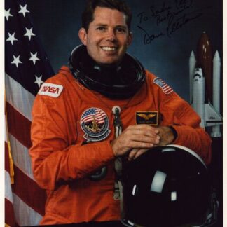 Astronaut David Leestma – Signed 10" x 8" NASA Portrait Photo