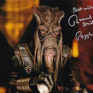 Star Wars: Richard Stride is Poggle the Lesser - autographed photo 10" x 8" - with COA