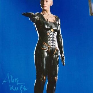 Alice Krige as the Borg Queen in Star Trek signed photo 10" x 8" - with COA