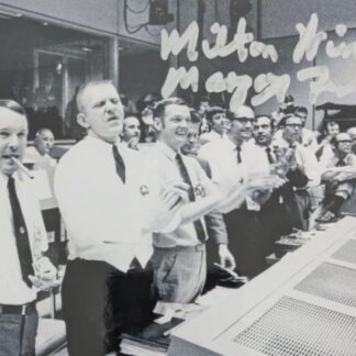 Milton Windler - NASA Flight Director vintage signed 4″ x 6″ Photo from Apollo Mission Control