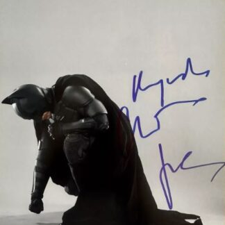 Christian Bale as Batman 10" x 8" autographed photo - with COA