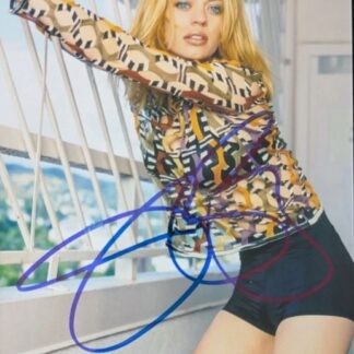 Jeri Ryan Seven of Nine in Star Trek signed photo 6" x 4"