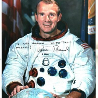 Astronaut Vance D. Brand – 8" x 10" Signed NASA Portrait Photo with COA