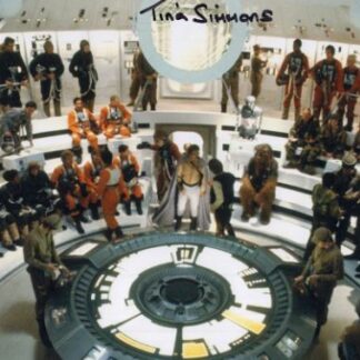 Star Wars: Tina Simmons as rebel photo 10" x 8" - with COA